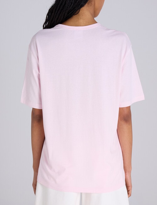 Champion Legacy Tonal Script Tee, Lilac Pink product photo View 03 L