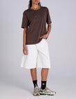Champion Legacy Tonal Script Tee, Warm Chocolate Brown product photo View 04 S