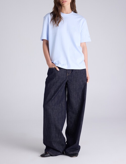 Champion Rochester Base Tee, College Blue product photo View 04 L