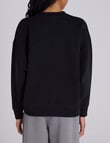 Champion Rochester Base Crew Sweatshirt, Black product photo View 03 S