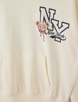 Switch Varsity Bear Oversized Hoodie, Vanilla product photo View 03 S