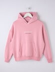 Switch Flower Market Oversized Hoodie, Poppy Pink product photo