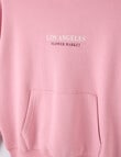 Switch Flower Market Oversized Hoodie, Poppy Pink product photo View 03 S