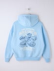 Switch Brunch Club Oversized Hoodie, Cornflower Blue product photo View 02 S