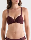 Acapella Hazel Push Bra, Wine, B-D product photo