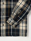 Mac & Ellie Check Shacket, Navy product photo View 05 S