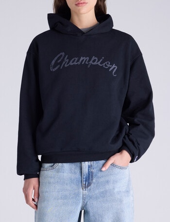 Champion Legacy Graphic Shop Hoodie, Black product photo
