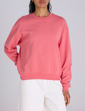 Champion Legacy Graphic Shop Pullover, Citrus Pink product photo