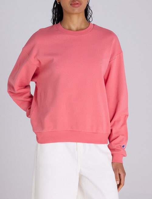 Champion Legacy Graphic Shop Pullover, Citrus Pink product photo