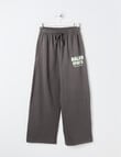 Switch Malibu Wide Leg Trackpant, Charcoal & Matcha product photo