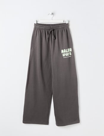 Switch Malibu Wide Leg Trackpant, Charcoal & Matcha product photo