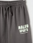 Switch Malibu Wide Leg Trackpant, Charcoal & Matcha product photo View 02 S