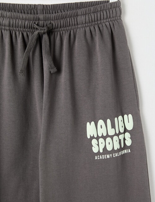 Switch Malibu Wide Leg Trackpant, Charcoal & Matcha product photo View 02 L