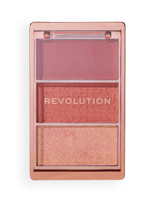 Makeup Revolution Blush Icon Palette, Aura Points Rose product photo