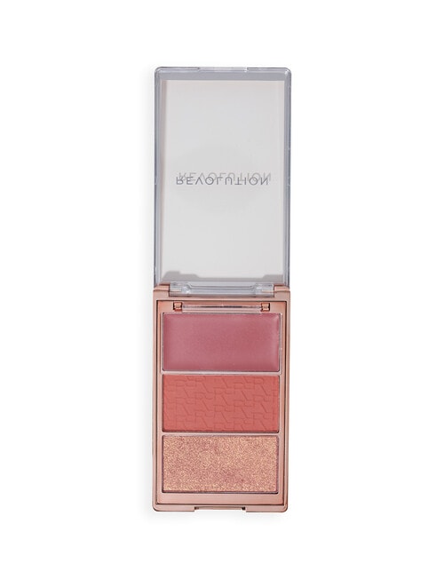 Makeup Revolution Blush Icon Palette, Aura Points Rose product photo View 02 L