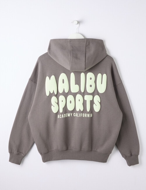 Switch Malibu Sports Oversized Hoodie, Charcoal & Matcha product photo View 02 L