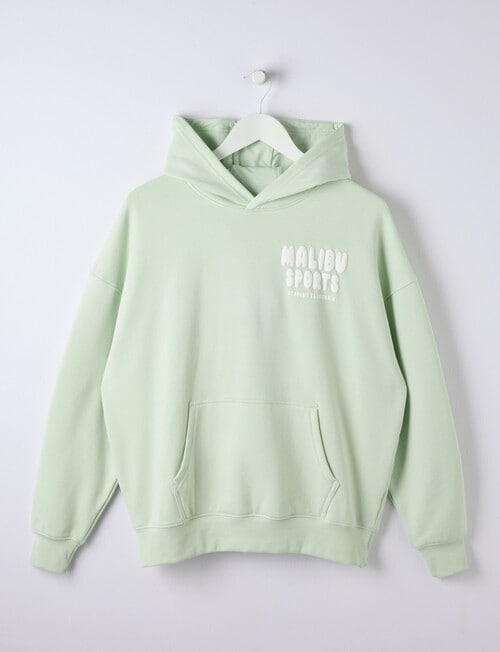 Switch Malibu Sports Oversized Hoodie, Matcha - Hoodies & Jackets