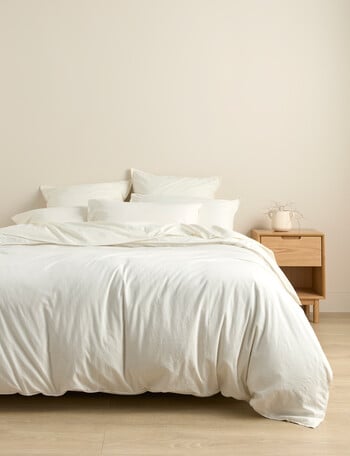 Haven Washed Cotton Hale Duvet Cover Set product photo