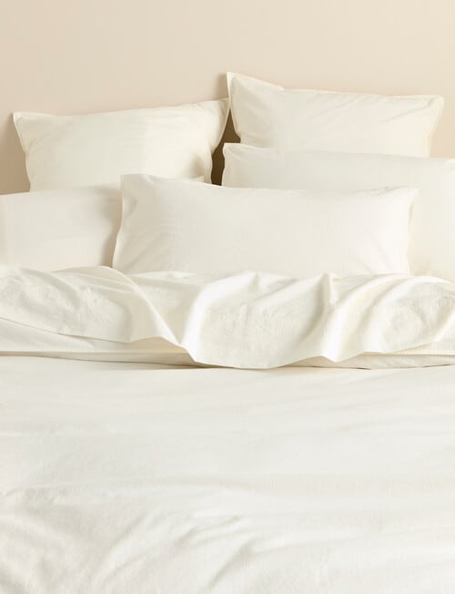 Haven Washed Cotton Hale Duvet Cover Set product photo View 02 L
