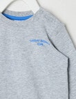 Teeny Weeny Play Time Brunch Club Long Sleeve Tee, Grey Marle product photo View 03 S