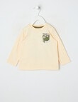 Teeny Weeny Play Time Into the Wild Long Sleeve Tee, Chalk product photo