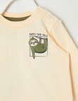 Teeny Weeny Play Time Into the Wild Long Sleeve Tee, Chalk product photo View 03 S