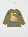Teeny Weeny Play Time Dino Explorer Long Sleeve Tee product photo View 02 S