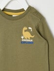 Teeny Weeny Play Time Dino Explorer Long Sleeve Tee product photo View 03 S