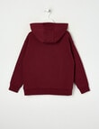 Mac & Ellie Oversize Brooklyn Hoodie, Burgundy product photo View 02 S