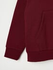 Mac & Ellie Oversize Brooklyn Hoodie, Burgundy product photo View 04 S