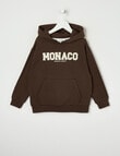 Mac & Ellie Oversize Monaco Hoodie, Chocolate product photo