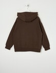 Mac & Ellie Oversize Monaco Hoodie, Chocolate product photo View 02 S