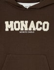 Mac & Ellie Oversize Monaco Hoodie, Chocolate product photo View 03 S