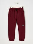 Mac & Ellie Knee Panel Trackpant, Burgundy product photo