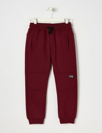 Mac & Ellie Knee Panel Trackpant, Burgundy product photo