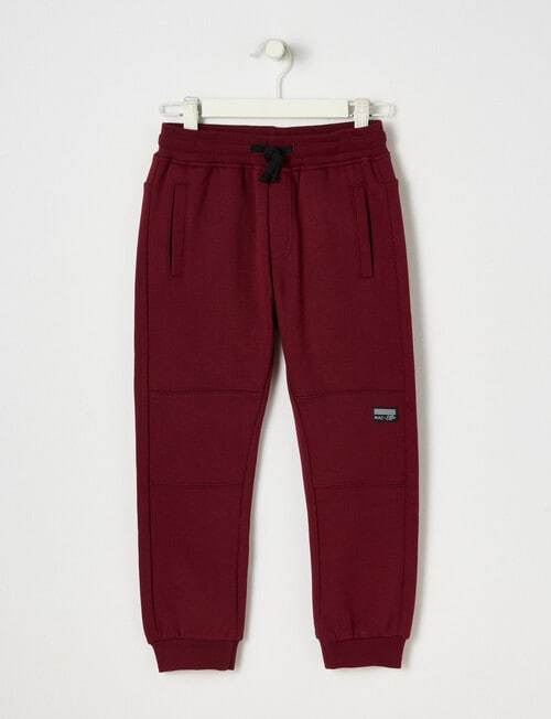 Mac & Ellie Knee Panel Trackpant, Burgundy product photo
