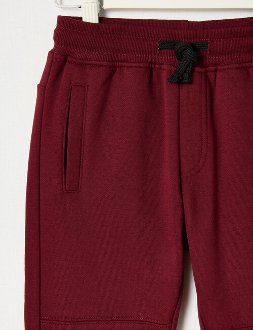 Mac & Ellie Knee Panel Trackpant, Burgundy product photo View 02 L