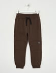 Mac & Ellie Knee Panel Trackpant, Chocolate product photo