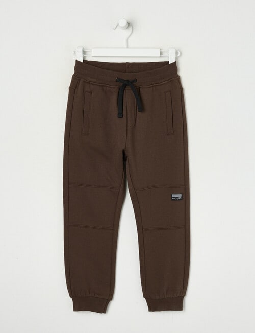 Mac & Ellie Knee Panel Trackpant, Chocolate product photo