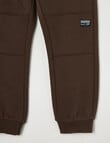 Mac & Ellie Knee Panel Trackpant, Chocolate product photo View 04 S