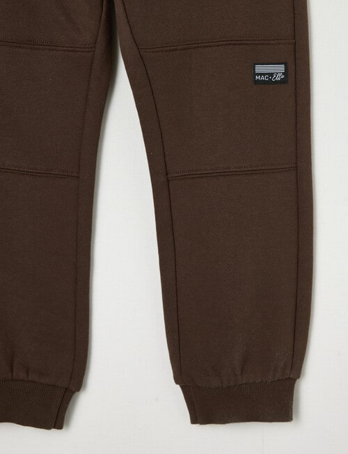 Mac & Ellie Knee Panel Trackpant, Chocolate product photo View 04 L