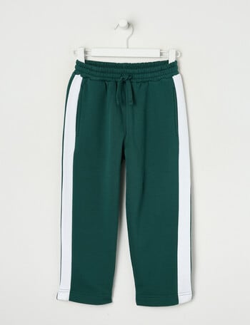 Mac & Ellie Oversize Side Panel Trackpant, Green product photo