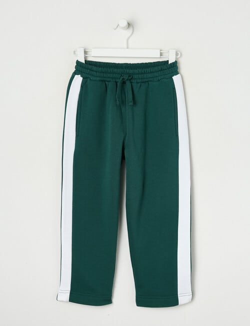 Mac & Ellie Oversize Side Panel Trackpant, Green product photo