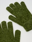 Boston + Bailey Chenille Gloves, Sea Kelp product photo View 02 S
