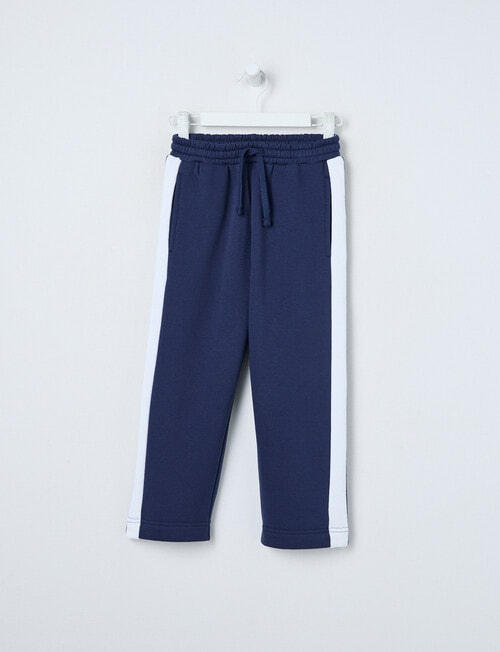 Mac & Ellie Oversize Side Panel Trackpant, Navy product photo