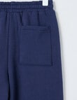 Mac & Ellie Oversize Side Panel Trackpant, Navy product photo View 03 S