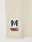 Mac & Ellie Badge Short Sleeve Tee, Stone product photo View 03 S