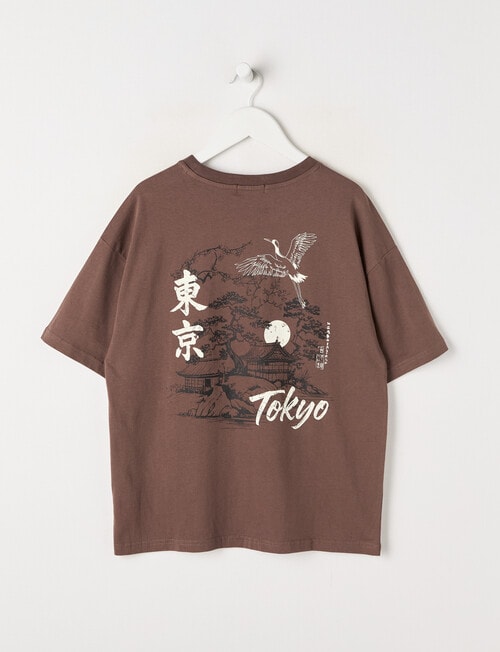 No Issue Tokyo Short Sleeve Tee, Mocha product photo View 03 L