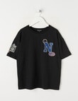 No Issue Globe Moto Short Sleeve Tee, Black product photo