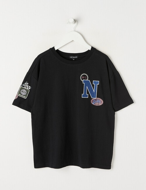 No Issue Globe Moto Short Sleeve Tee, Black product photo